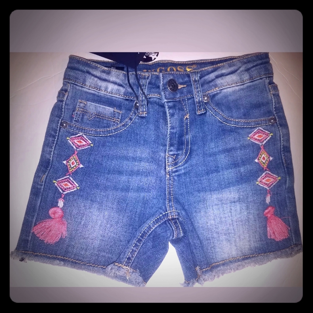Vigoss Malibu Mid-Short Denim Jean Embroidered